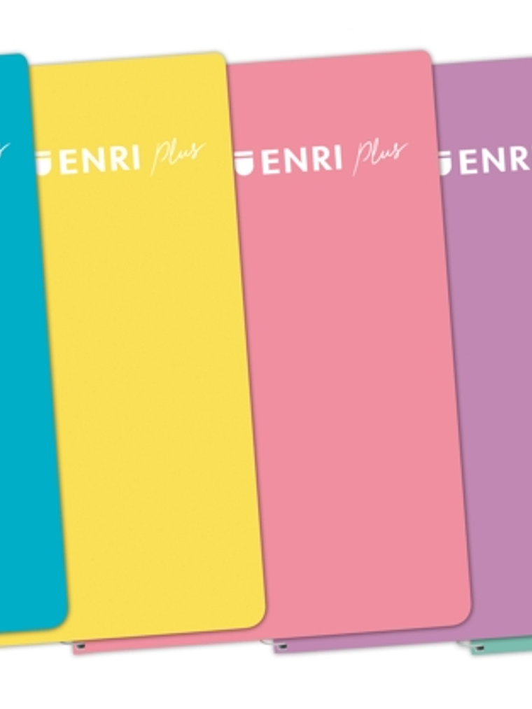 Enri Plus 4º Cuaderno Espiral 4x4 - Tapa de Plastico - 80 Hojas 90gr - Colores Surtidos 1