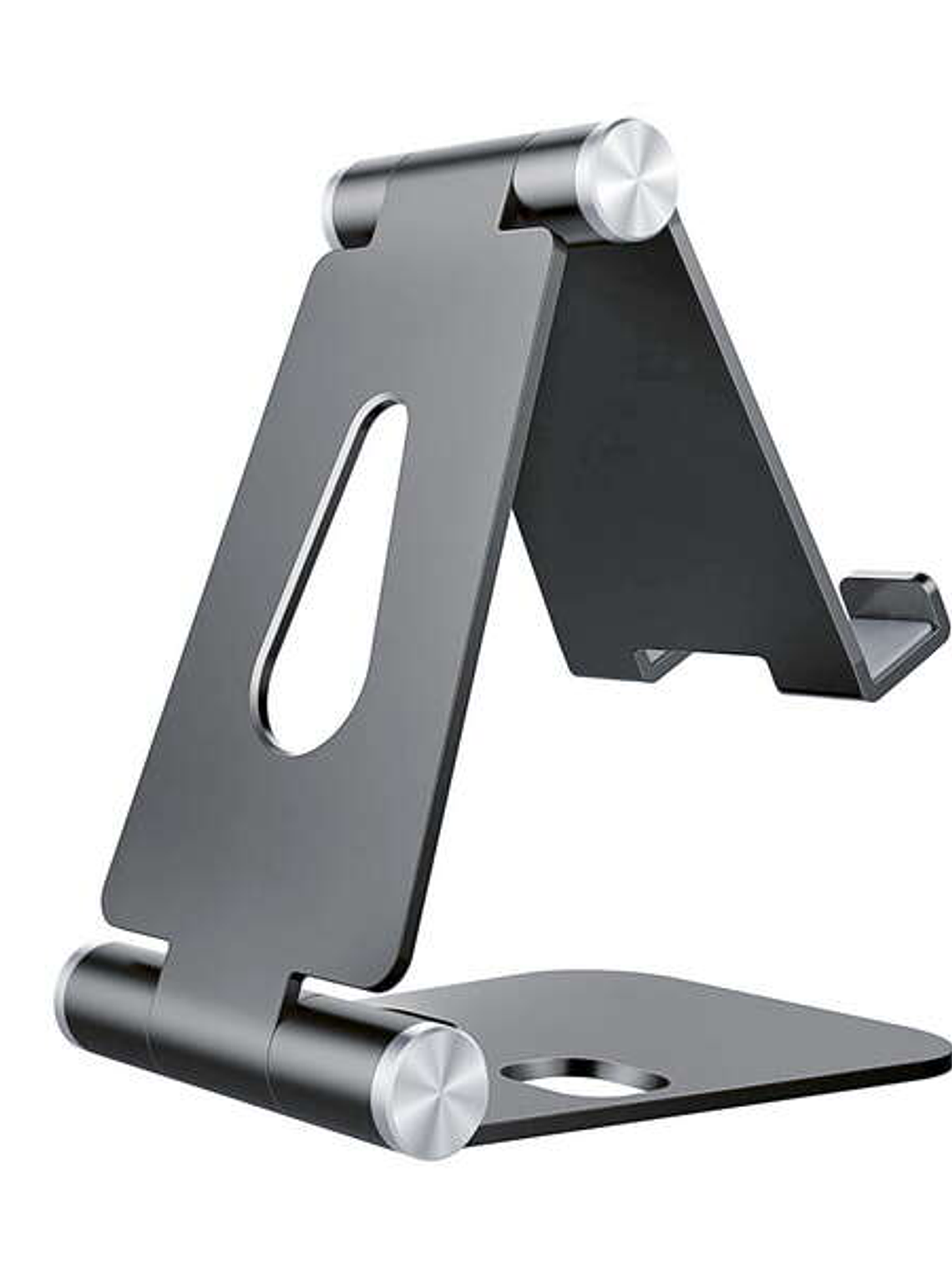 Aisens Soporte de Sobremesa Tamaño M Ajustable (2 Pivotes) para Movil / Tablet - Color Gris 1