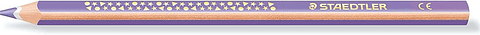 Staedtler Jumbo Noris 128 Lapiz Triangular de Color - Mina de 4mm - Resistencia a la Rotura - Diseño Ergonomico - Color Violeta