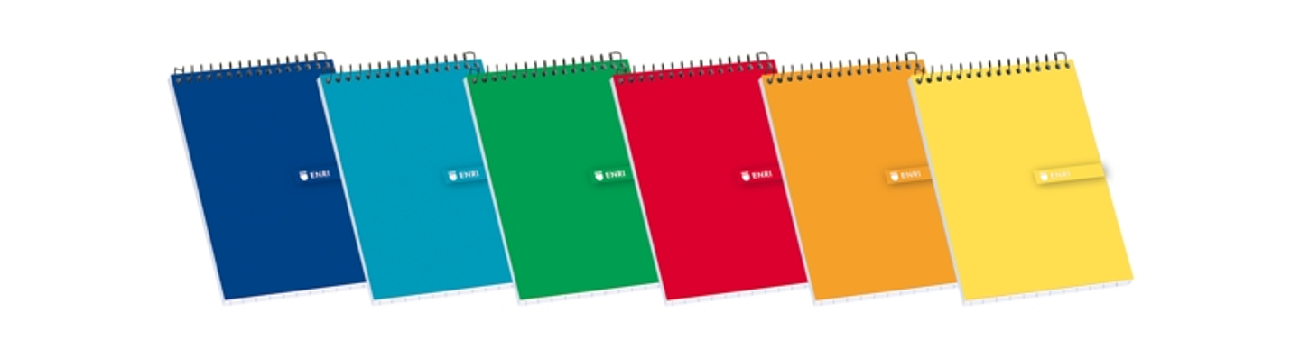 Enri Bloc de Notas Espiral Tapa Blanda 12º 4x4 - Hojas Cuadriculadas - Tamaño Compacto - Ideal para Apuntes y Dibujos 1