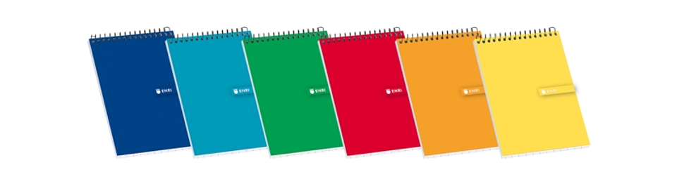 Enri Bloc de Notas Espiral Tapa Blanda 12º 4x4 - Hojas Cuadriculadas - Tamaño Compacto - Ideal para Apuntes y Dibujos 1