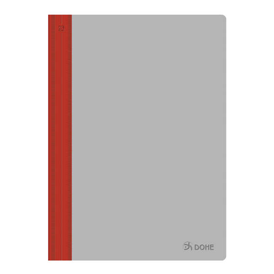 Dohe Dossier con Fastener Metalico - Tamaño Folio - Lomo Curvo - Cubierta Transparente y Trasera Opaca 1