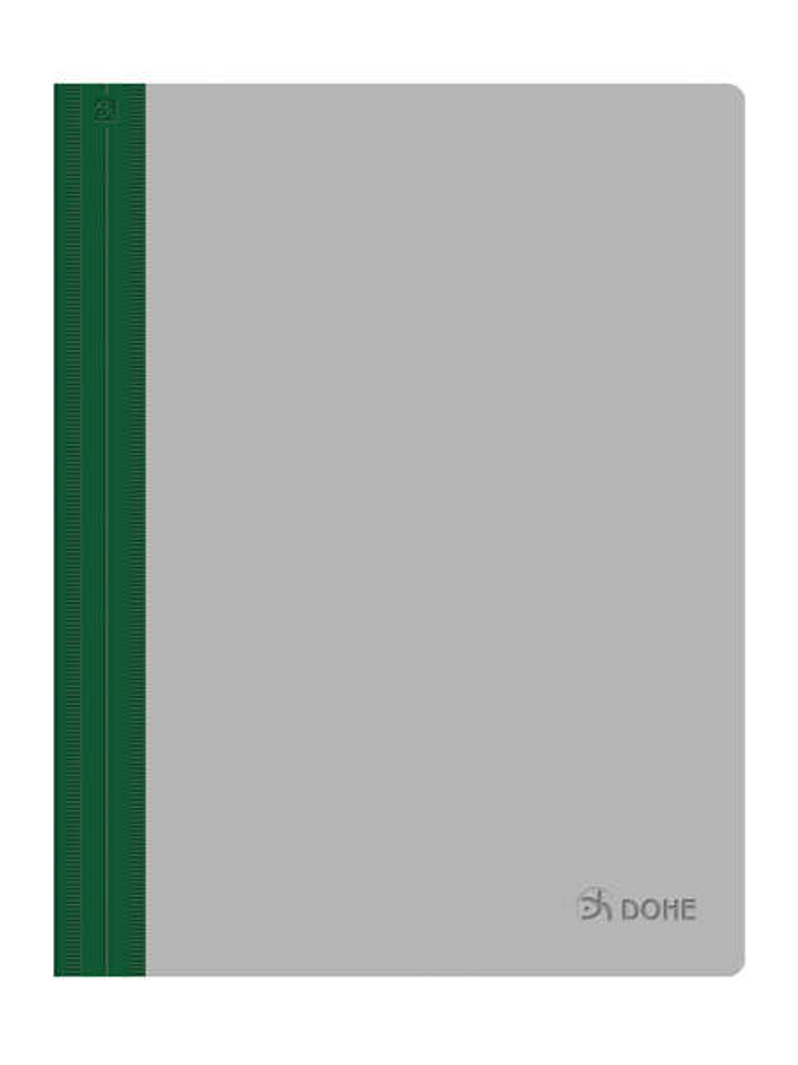 Dohe Dossier Tamaño A4 con Fastener Metalico - Lomo Rigido - Cubierta Transparente de 150 Micras - Trasera Opaca de 180 Micras 1