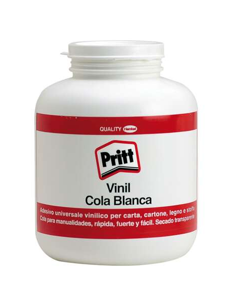 Pritt Cola Blanca 1Kg - Sin Disolventes - Lavable a 20ºC - 90% de Ingredientes Naturales - Seguro para los Niños 1