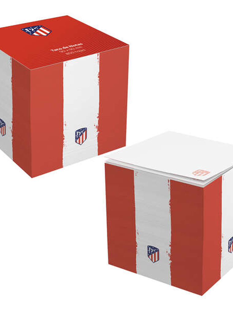 Dohe Atletico de Madrid Taco de 800 Hojas Preimpresas 90x90mm 1