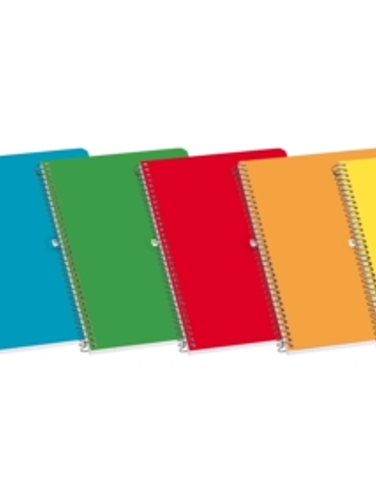 Enri Cuaderno Espiral Tapa Blanda 12º 4x4 80 Hojas - Diseño Practico y Funcional - Tamaño Ideal para Llevar a Todas Partes - Hojas de Alta Calidad - C 1