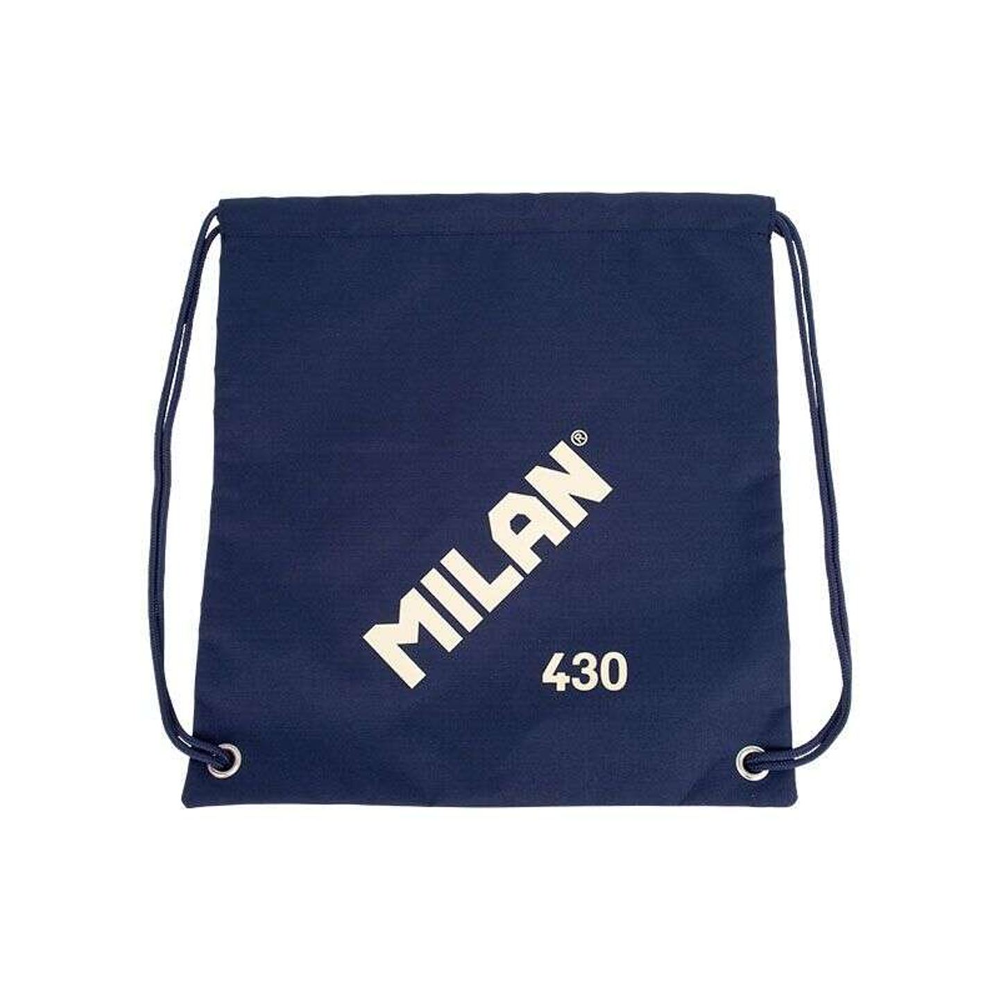Milan Serie 1918 Bolsa/Mochila de Tiras Grande - Tejido 'ripstop' Ligero y Resistente - Medidas 34x42x0.7cm - Color Azul Oscuro 1