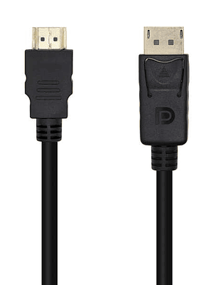 Aisens Cable Conversor Displayport a HDMI - DP/M-HDMI/M - 3.0m - Color Negro