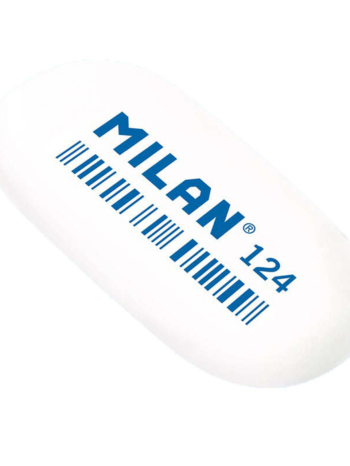 Milan 124 Goma de Borrar Ovalada - Miga de Pan - Caucho Sintetico - Colores Surtidos 1