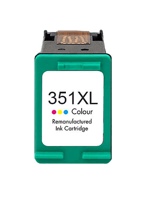 HP 351XL Color Cartucho de Tinta Remanufacturado - Reemplaza CB338EE/CB337EE