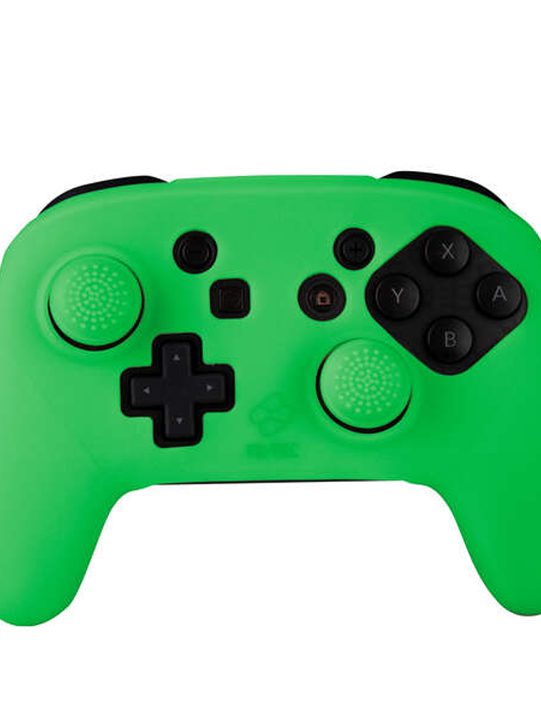FR-TEC Funda de Silicona para Mando de Nintendo Switch Pro Controller Custom Kit Glow in The Dark - Grips de Silicona para Mejorar Agarre - Brilla en 1