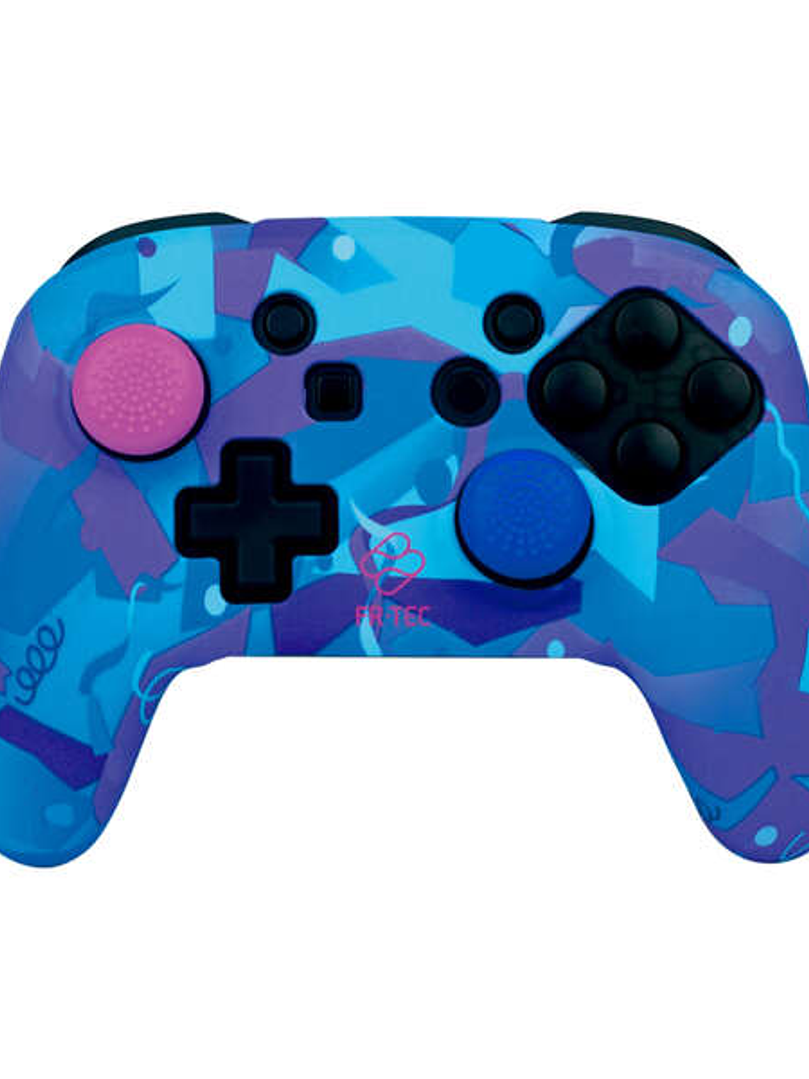 FR-TEC Funda de Silicona + Grips para Joysticks Custom Kit Llama Skin para Mando de Nintendo Switch Pro Controller - Skin de Camuflaje - Color Varios 1