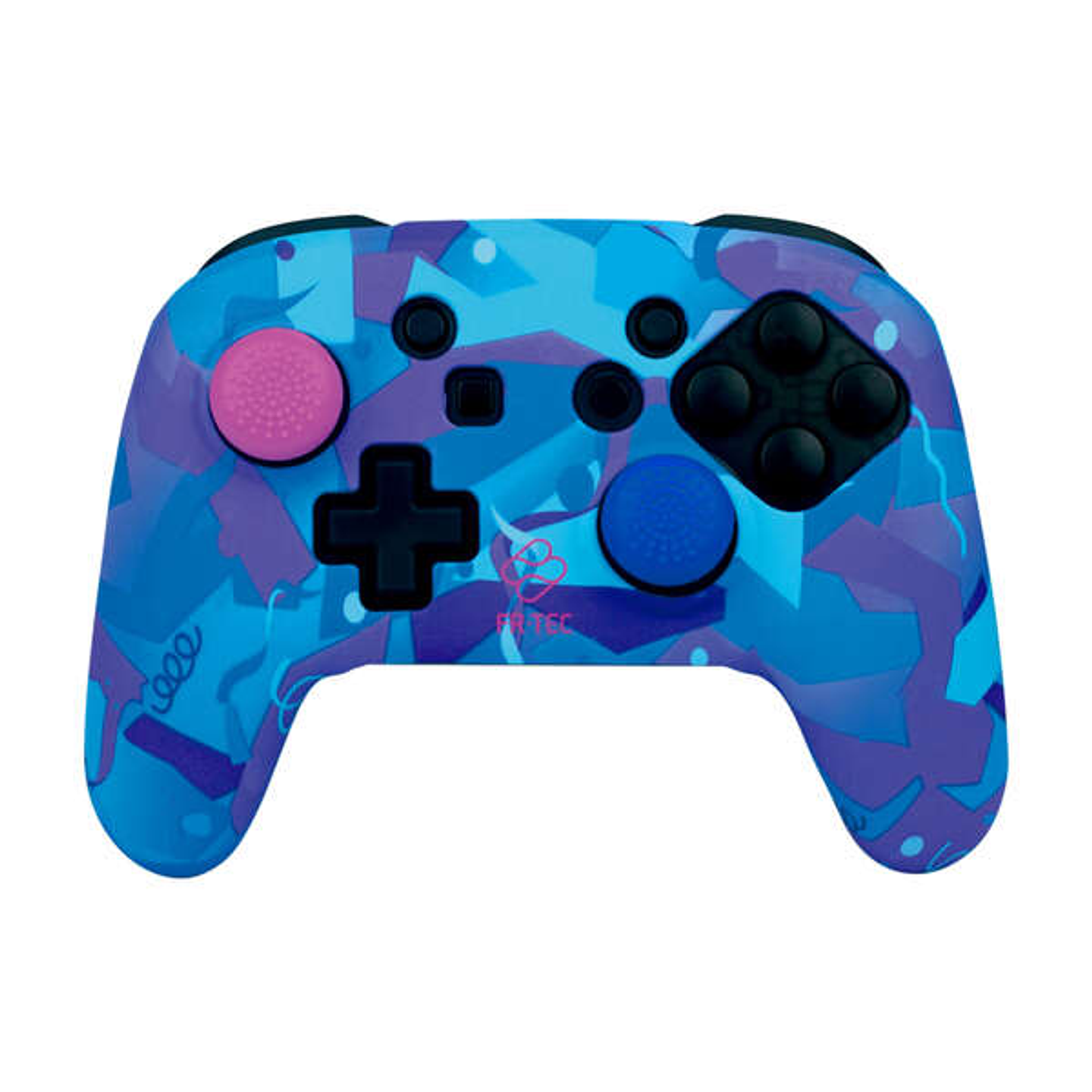 FR-TEC Funda de Silicona + Grips para Joysticks Custom Kit Llama Skin para Mando de Nintendo Switch Pro Controller - Skin de Camuflaje - Color Varios 1