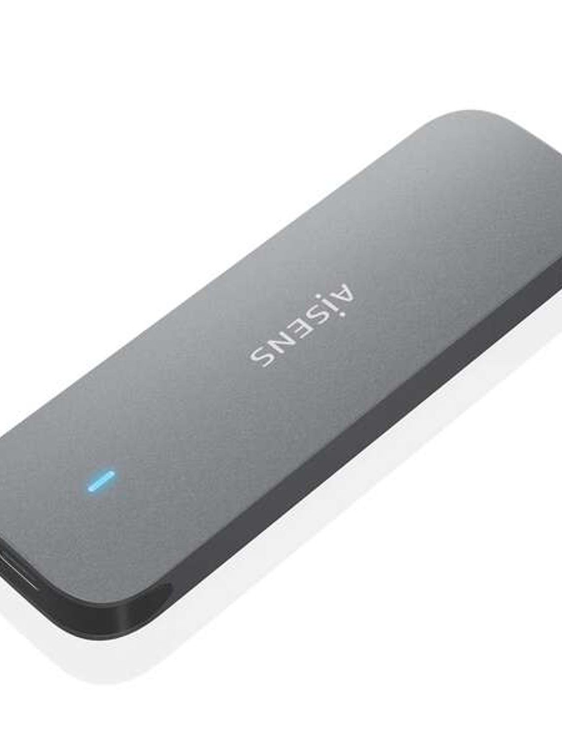 Aisens Caja Externa M.2 (NGFF) ASM2-006Gry SATA a USB3.1 GEN1 - Color Gris 1