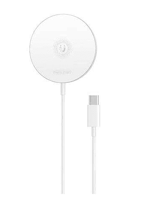 XO Cargador Inalambrico 5W/7.5W/10W/15W - Cable Tipo C de 1.2m - Compatibilidad con Tecnologia QI - Proteccion Contra Sobrevoltaje - Color Blanco