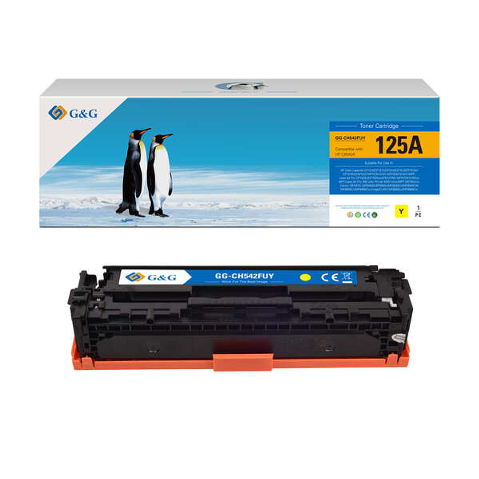 G&G Canon 716/731 Amarillo Cartucho de Toner Generico - Reemplaza 1977B002/6269B002 1