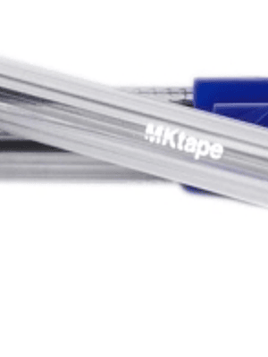 MKtape Pack de 36 Boligrafos Triangulares de Bola - Punta Redonda de 1.0mm - Escritura Suave - Color Azul