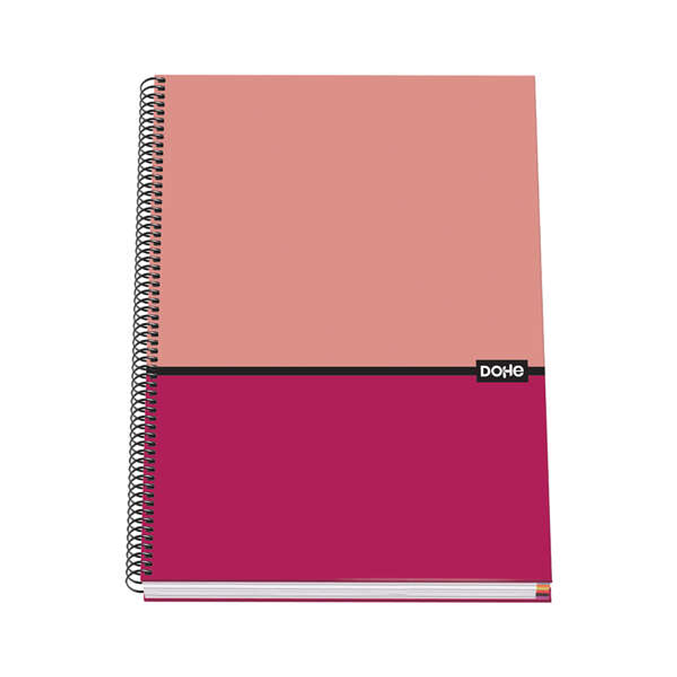 Dohe Cuaderno Espiral Tapa Dura A4 - 228x300mm - Cubierta Carton Forrado - Interior 100 Hojas Offset 90g - Cuadricula 5mm 1