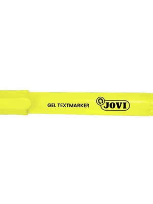 Jovi Gel Textmarker Marcador de Texto Fluorescente - Gel en Seco - No Necesitan Punta - No Traspasan - Secado Rapido - Aptos para Luz Negra - Color Am