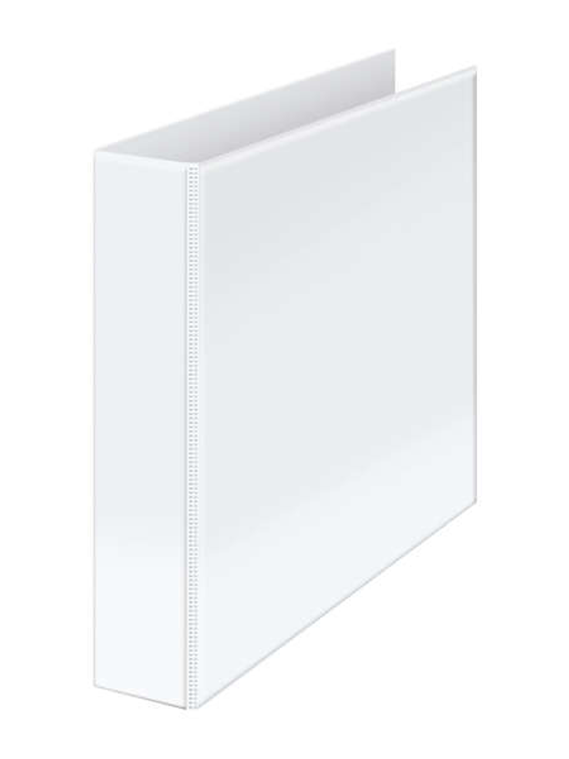 Dohe Carpeta Canguro Basic A4 - 4 Anillas Mixtas 55mm - Bolsa en Lomo y Portada - Carton Forrado - Color Blanco 1