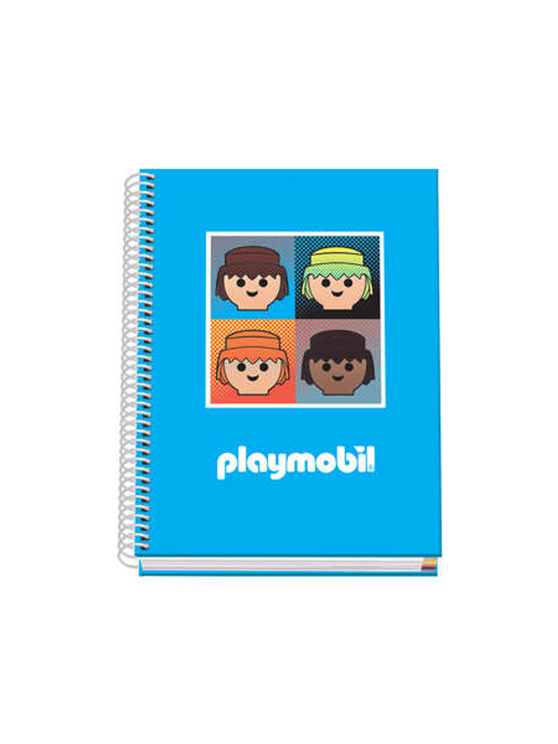 Dohe Cuaderno Espiral Tapa Dura A5 - 162x210mm - Cubierta Carton Forrado - Espiral Metalico Blanco - 100 Hojas Offset 90g Microperforadas - Cuadricula 1