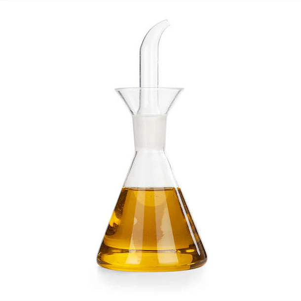 Orbegozo ACT 125 Aceitera Vidrio Borosilicato - Practica Boquilla Extraible - Diseño Antigoteo - Resistente y Duradera