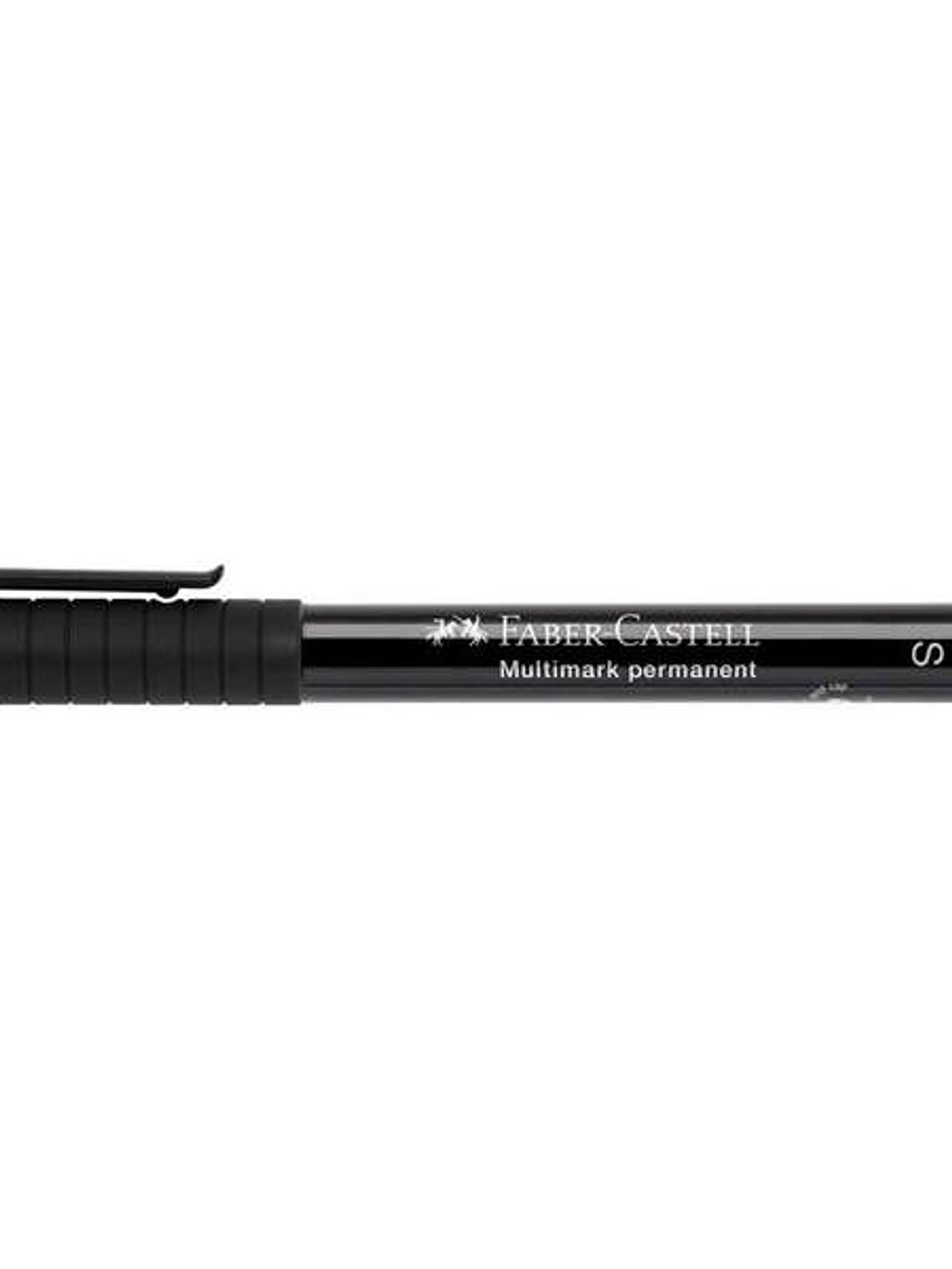 Faber-Castell Multimark Rotulador Permanente - Ancho de Trazo 0.4mm - Goma de Borrar Integrada - Resistente a la Luz y al Agua - Color Negro 1