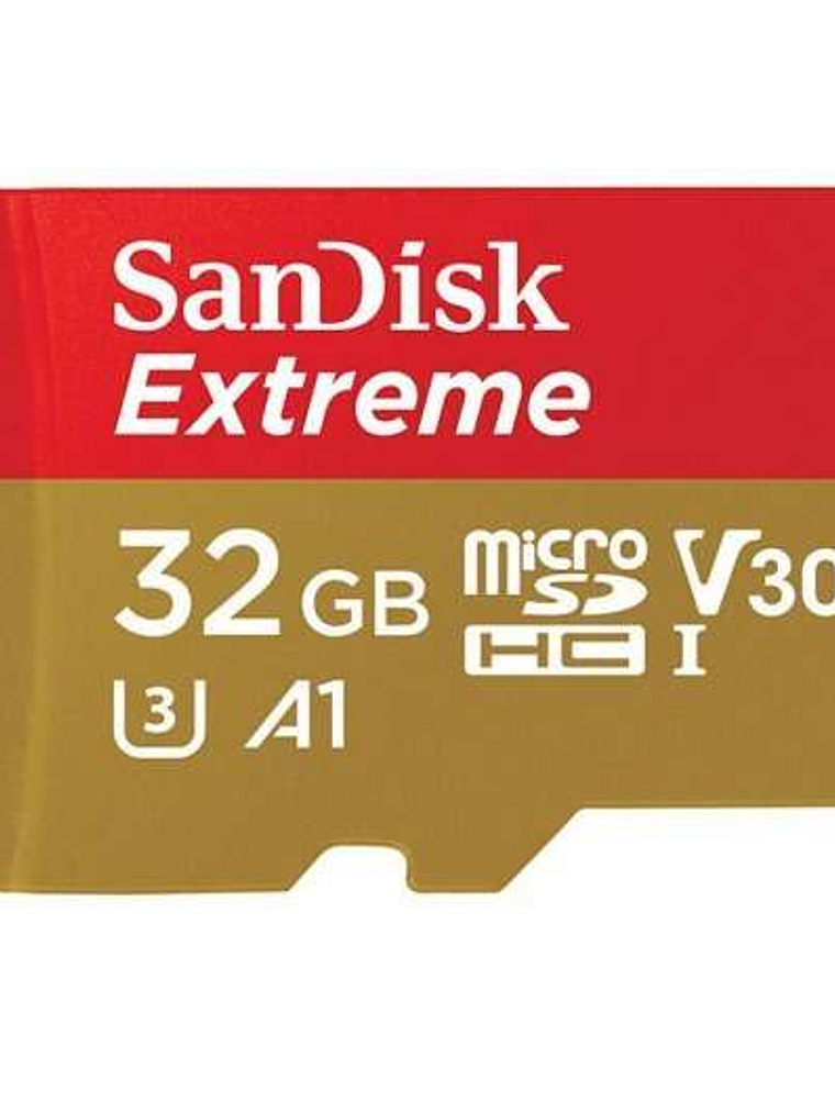 Sandisk Extreme Tarjeta Micro SDHC 32GB UHS-I U3 A1 Clase 10 100MB/s + Adaptador SD 1