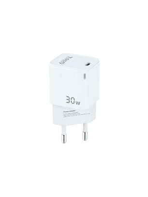 Tooq Cargador de Pared GaN USB-C/PD 30W - Color Blanco