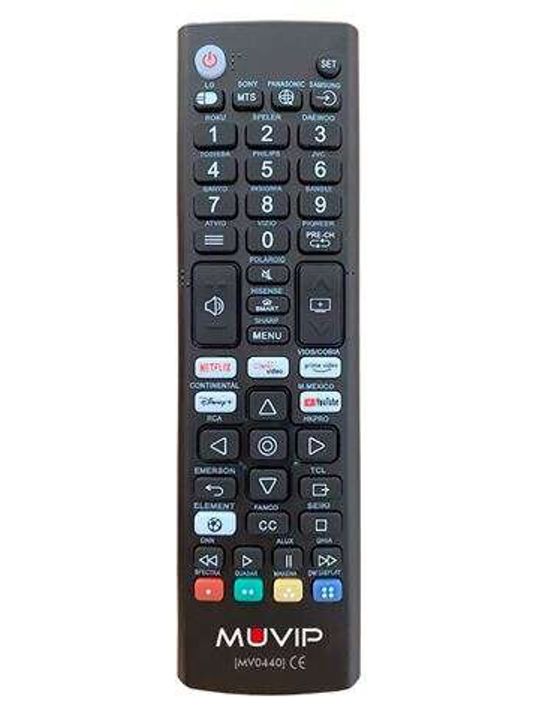 Muvip Serie Small Mando a Distancia Universal Smart TV 1