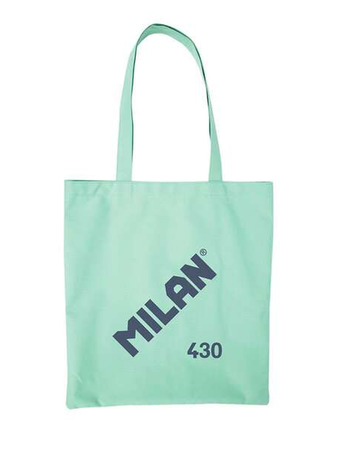 Milan Serie 1918 Tote Bag Bolsa de Tela - Tamaño  50x38x41cm - Asa Larga 27cm - Tejido 'ripstop' - Color Verde 1