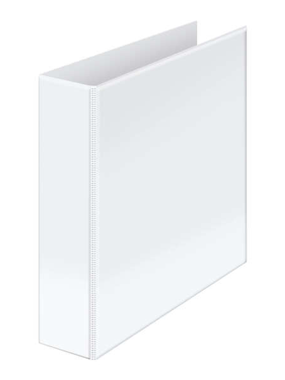 Dohe Carpeta Canguro Basic A4 - 4 Anillas Mixtas 65mm - Bolsa en Lomo y Portada - Carton Forrado - Color Blanco 1