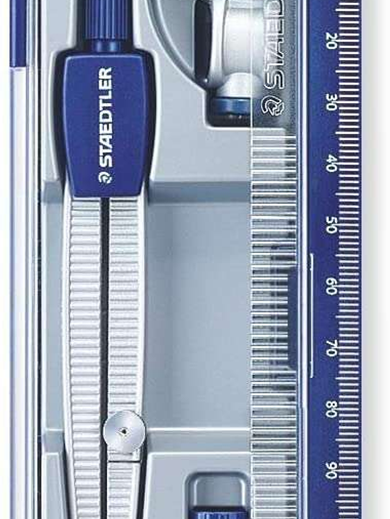 Staedtler Noris 550 60 Compas de Precision - Diametro Maximo 300mm - Para Iniciacion al Dibujo 1