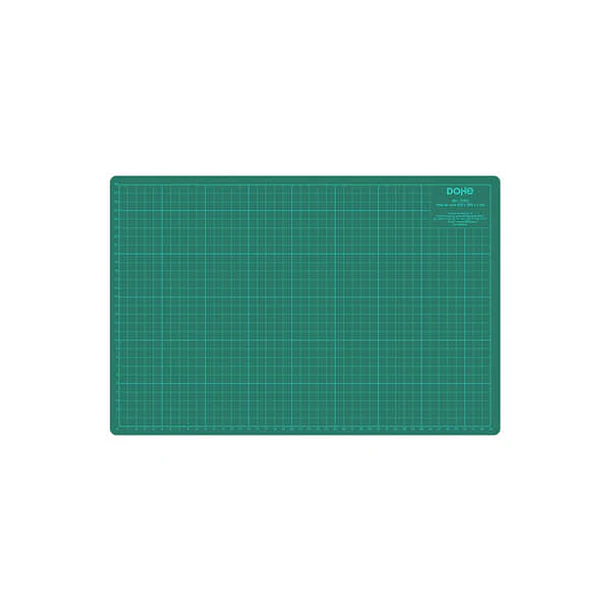 Dohe Vade de Corte PVC 3mm - Superficie Autocicatrizante - Cuadricula Impresa Metrica - Tamaño A3