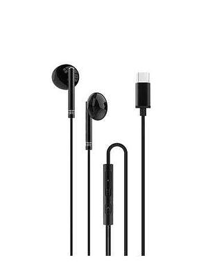 XO EP29 Auriculares Tipo C - Fuertes Graves - Cable 1.2m - Color Negro
