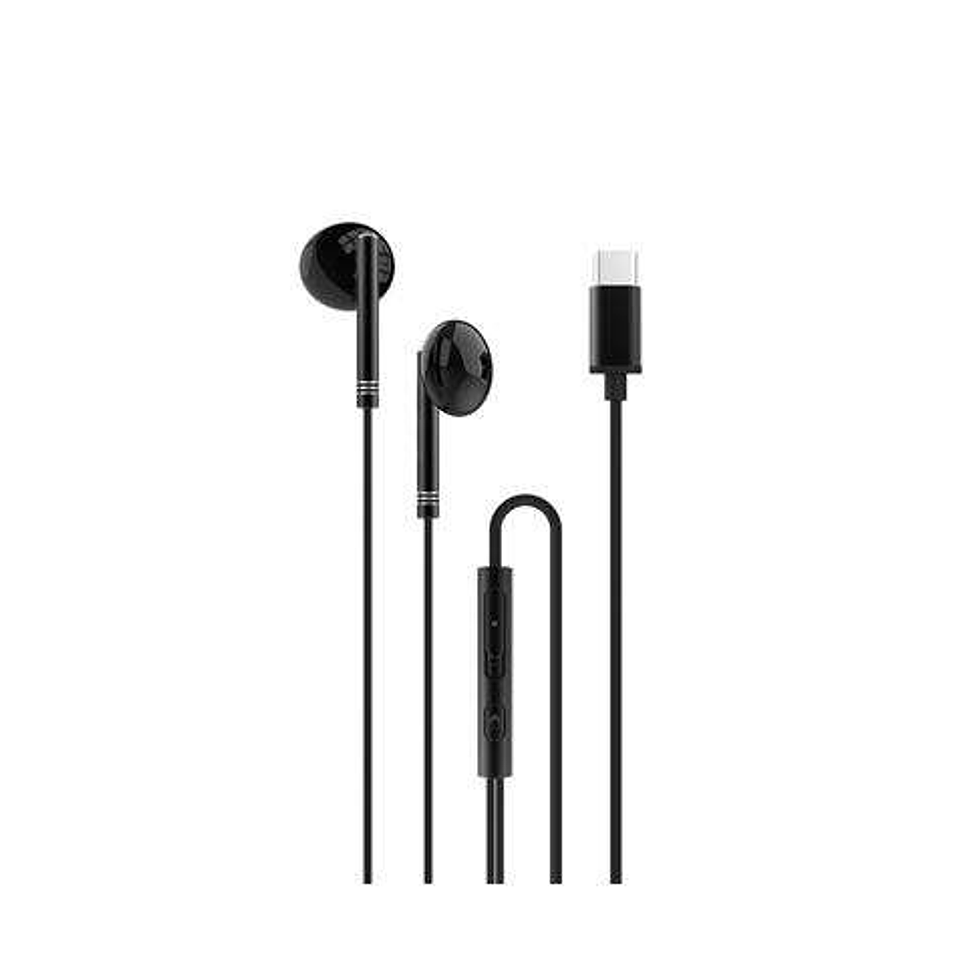 XO EP29 Auriculares Tipo C - Fuertes Graves - Cable 1.2m - Color Negro 1