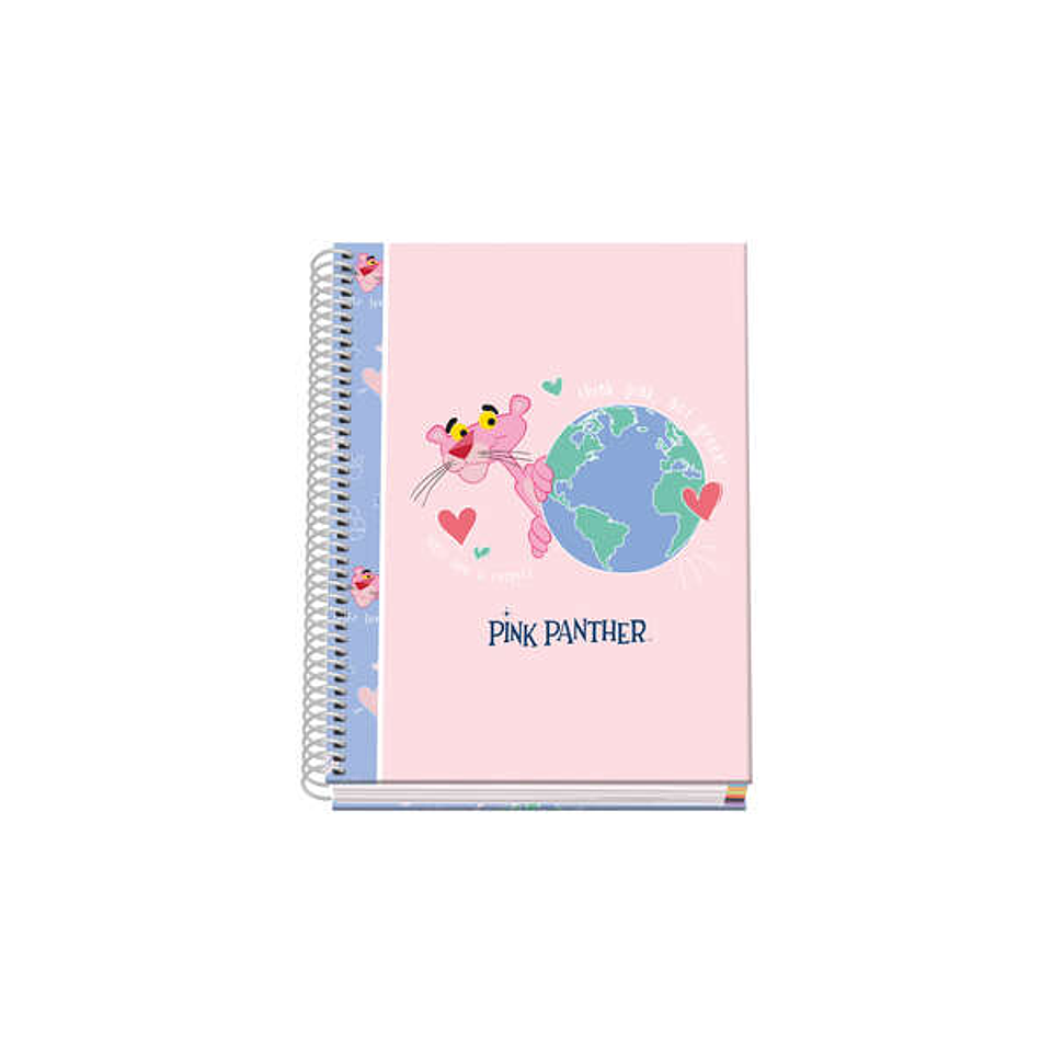 Dohe Cuaderno Espiral Tapa Dura A5 - 162x210mm - Cubierta Carton Forrado - Espiral Metalico Blanco - 100 Hojas Offset 90g Microperforadas - Cuadricula 1