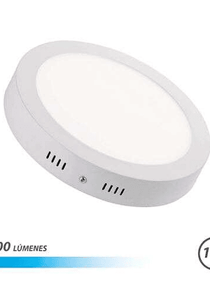 Elbat Downlight Circular Sobre Pared LED 12W 1300lm Luz Fria
