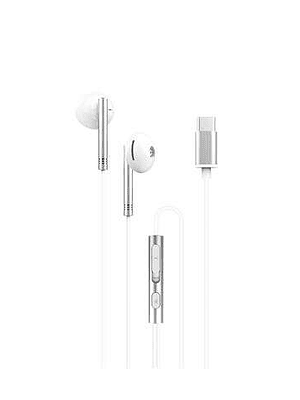 XO EP29 Auriculares Tipo C - Fuertes Graves - Cable 1.2m - Color Blanco
