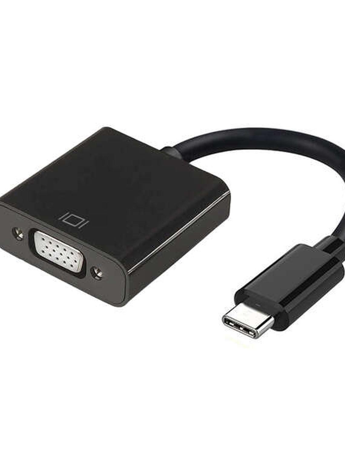 Aisens Conversor USB-C a VGA - USB-C/M-HDB15/H - 15cm - Color Negro 1