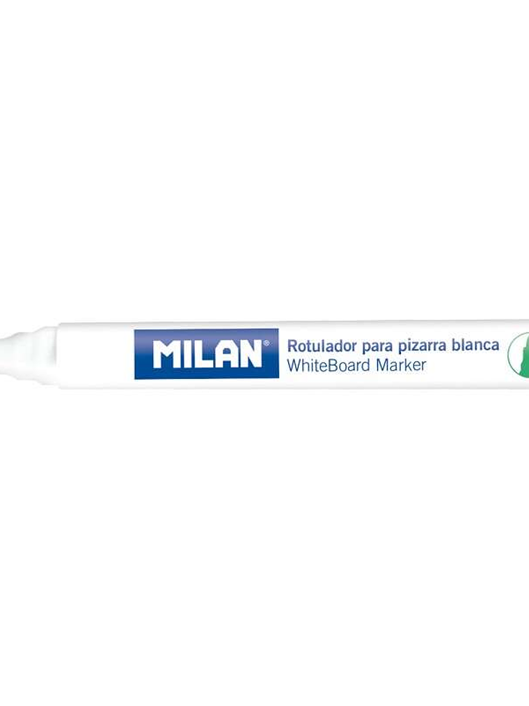 Milan Rotuladores para Pizarra Blanca con Punta Redonda - Punta 4.7 mm - Tinta a Base de Alcohol - Borrable en Seco - Color Verde 1