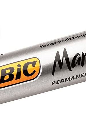 Bic Marking 2000 Ecolutions Rotulador Permanente - Tinta con Base de Alcohol - Ecologico - Secado Rapido - Color Rojo
