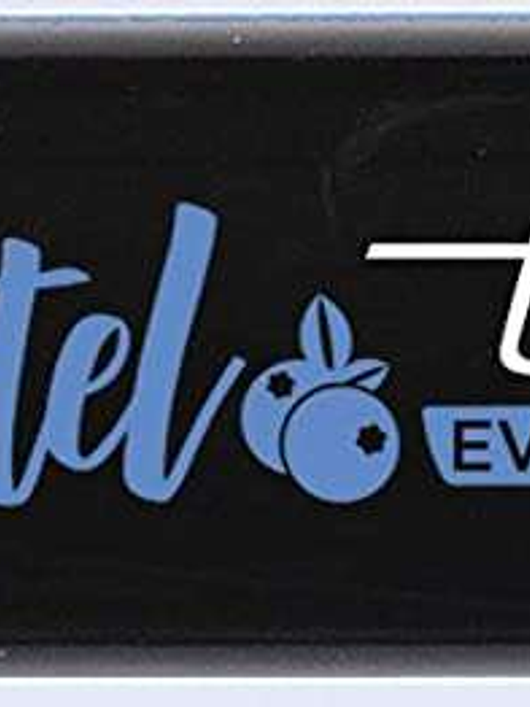 Tratto Video Pastel Marcador Fluorescente - Punta Biselada - Tinta al Agua - Secado Rapido - Color Azul Arandano 1