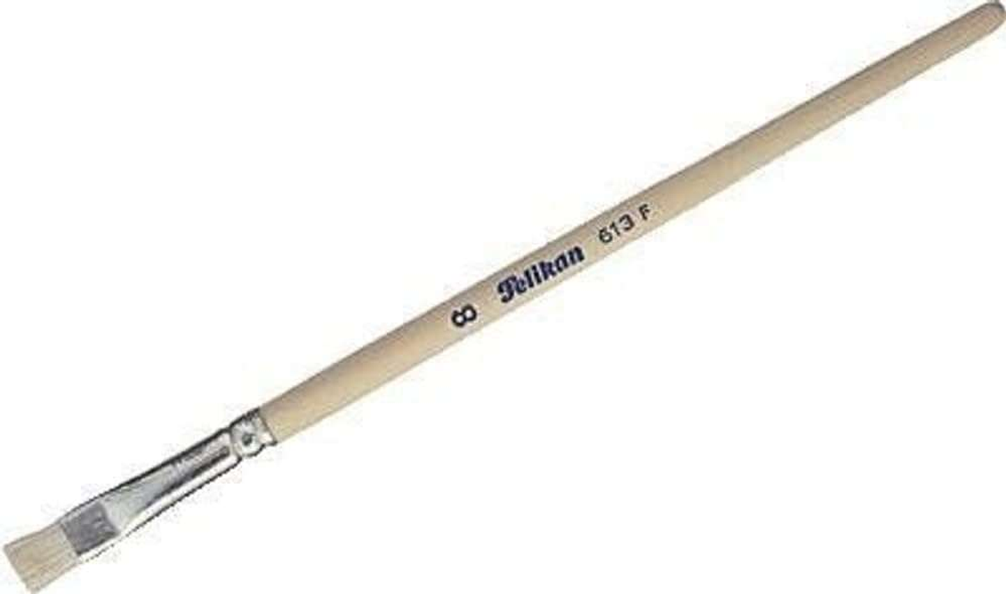 Pelikan Pincel Serie 613F N. 8 - Pelo Natural - para Colores Pastosos - Oleo, Acrilico y Tempera 1