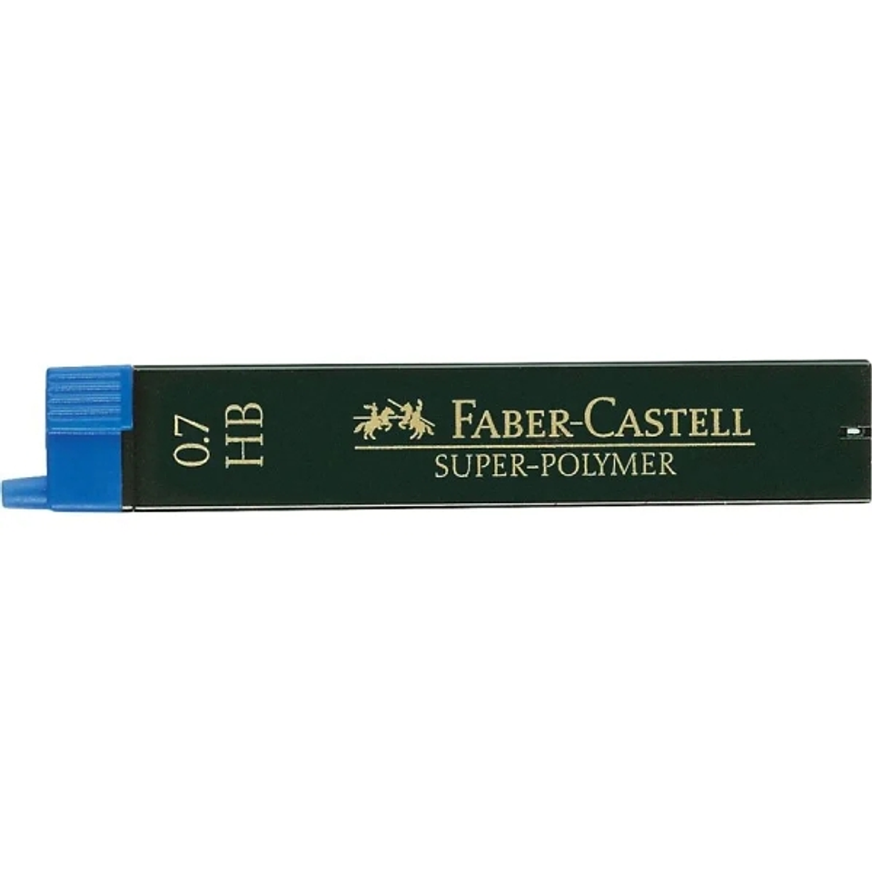 Faber-Castell 9067 Pack de 12 Minas Super-Polymer para Portaminas 0.7 HB - Resistentes y Suaves 1