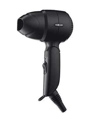 Muvip Secador de Pelo de Viaje 1200W - Plegable - Motor DC - 2 Velocidades - Gancho para Colgar