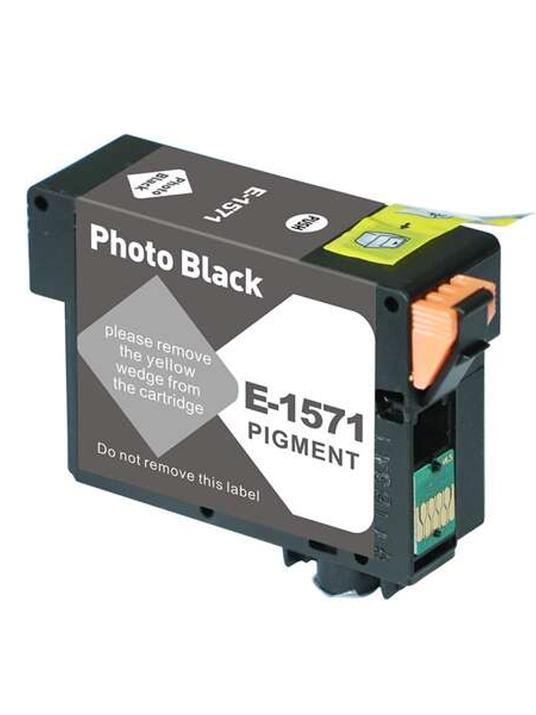 Epson T1571 Negro Photo Cartucho de Tinta Pigmentada Generico - Reemplaza C13T15714010 1