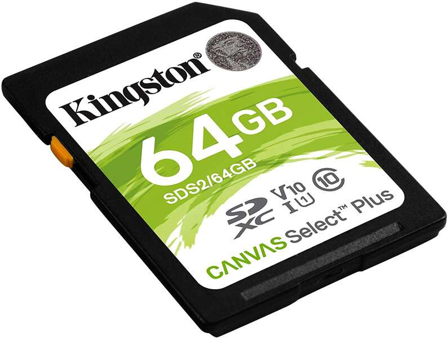 Kingston Tarjeta SDXC 64GB UHS-I Clase 10 100MB/s Canvas Select Plus 1