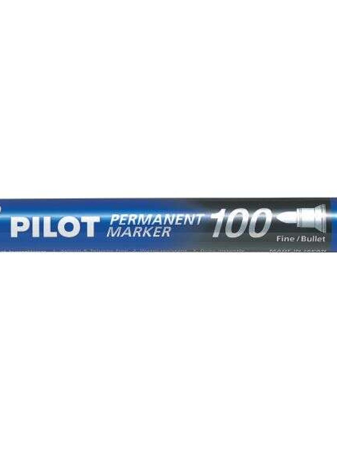 Pilot Rotulador Permanente 100 - Punta Fina de Bala 4,5mm - Trazo 1mm - Color Azul 1