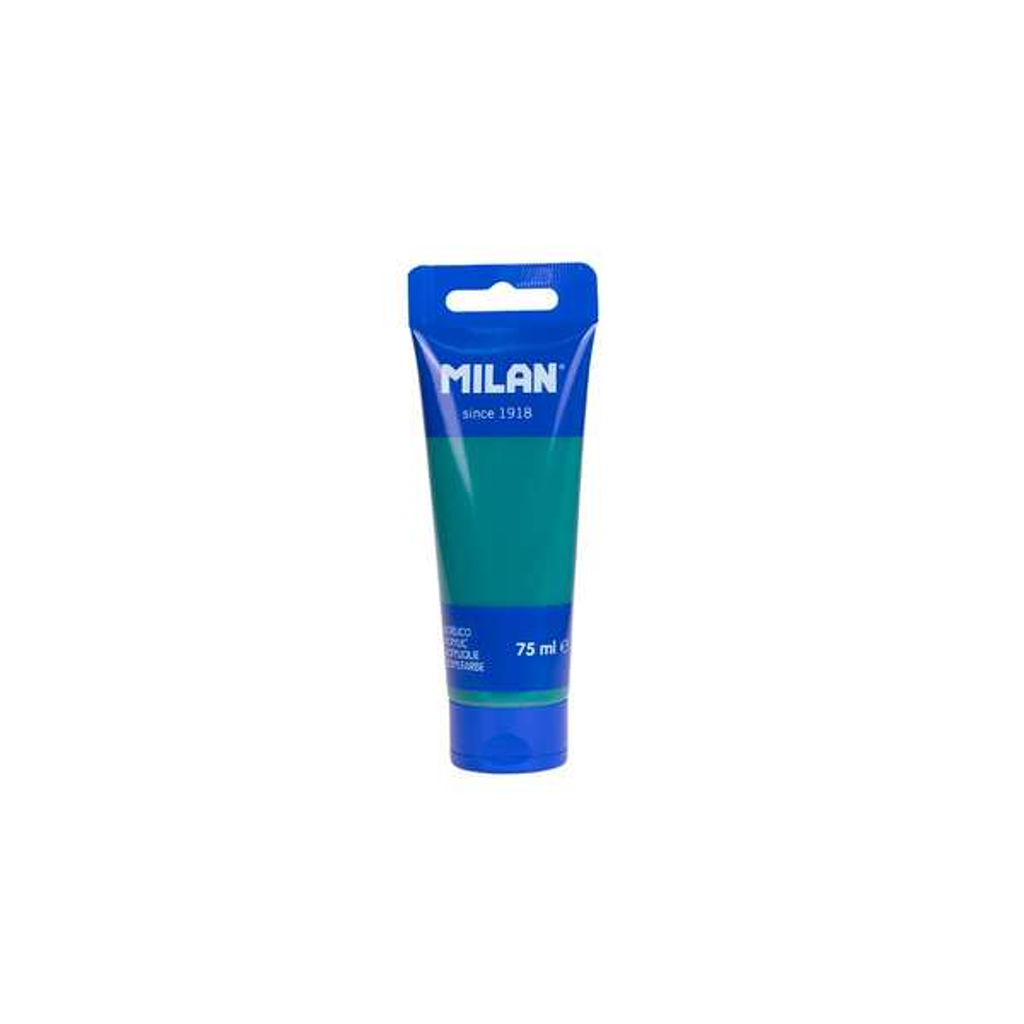 Milan Tubo de Pintura Acrilica 75ml - Pigmentos de Alta Calidad - Mezclable - Color Verde Oscuro 1